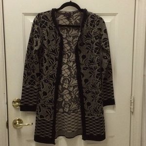 GOTTARDI COLLECTION OPEN LONG CARDIGAN SIZE M